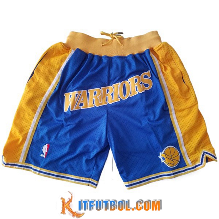 Cortos NBA Golden State Warriors Azul