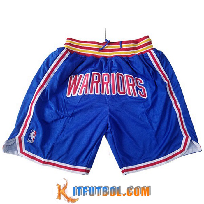Cortos NBA Golden State Warriors Azul