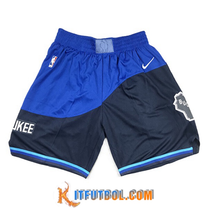 Cortos NBA Milwaukee Bucks Azul