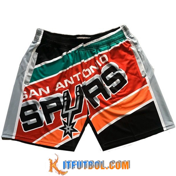 Cortos NBA San Antonio Spurs Rojo/Negro