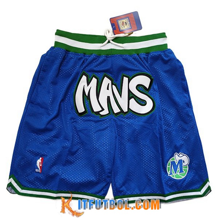 Cortos NBA Dallas Mavericks Azul