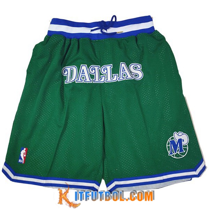 Cortos NBA Dallas Mavericks Verde