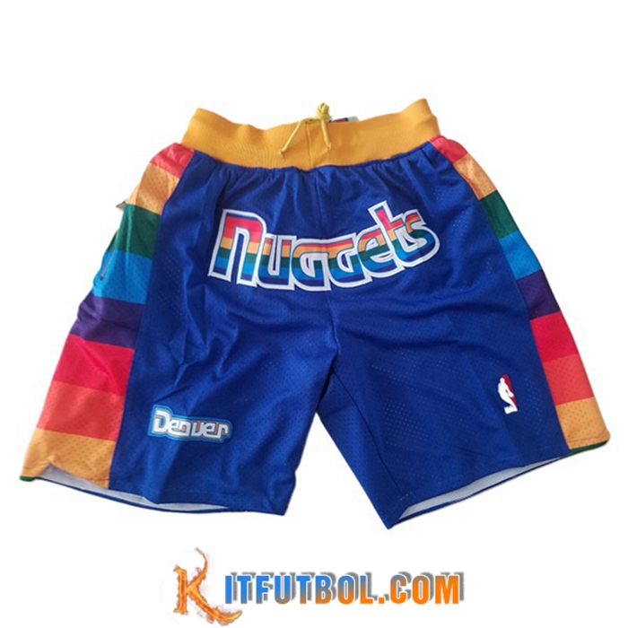 Cortos NBA Denver Nuggets Azul