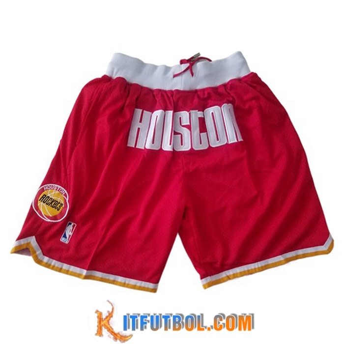 Cortos NBA Houston Rockets Rojo