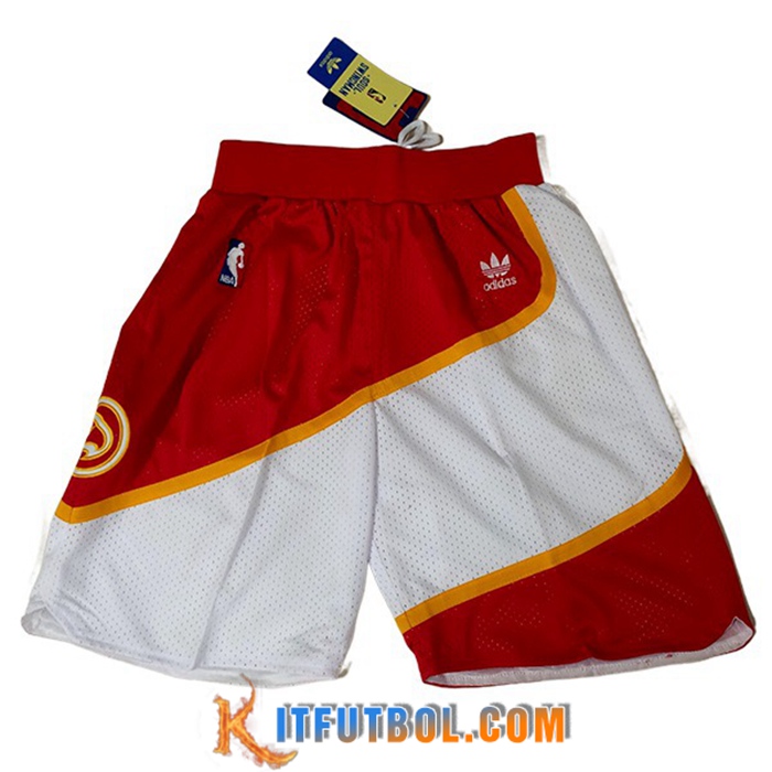 Cortos NBA Atlanta Hawks Rojo/Blanco