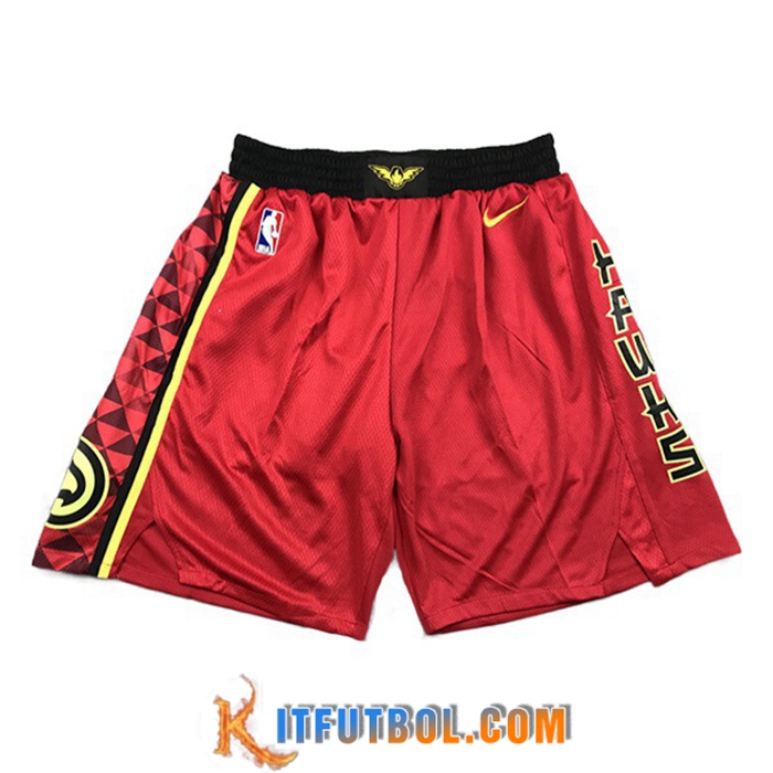 Cortos NBA Atlanta Hawks Rojo
