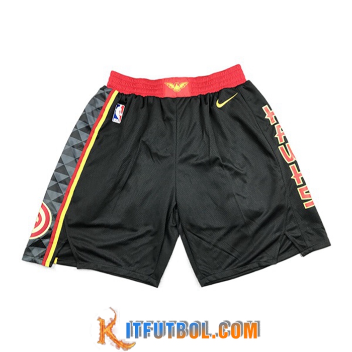 Cortos NBA Atlanta Hawks Negro