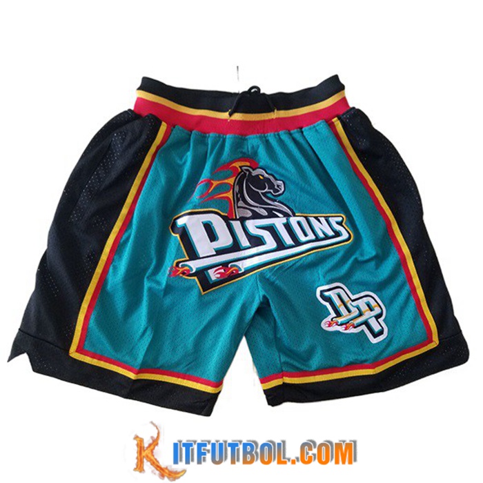 Cortos NBA Detroit Pistons Verde