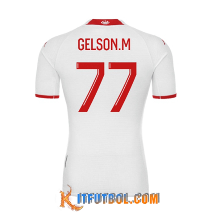 Camisetas De Futbol AS Monaco (GELSON.M #77) 2022/2023 Primera