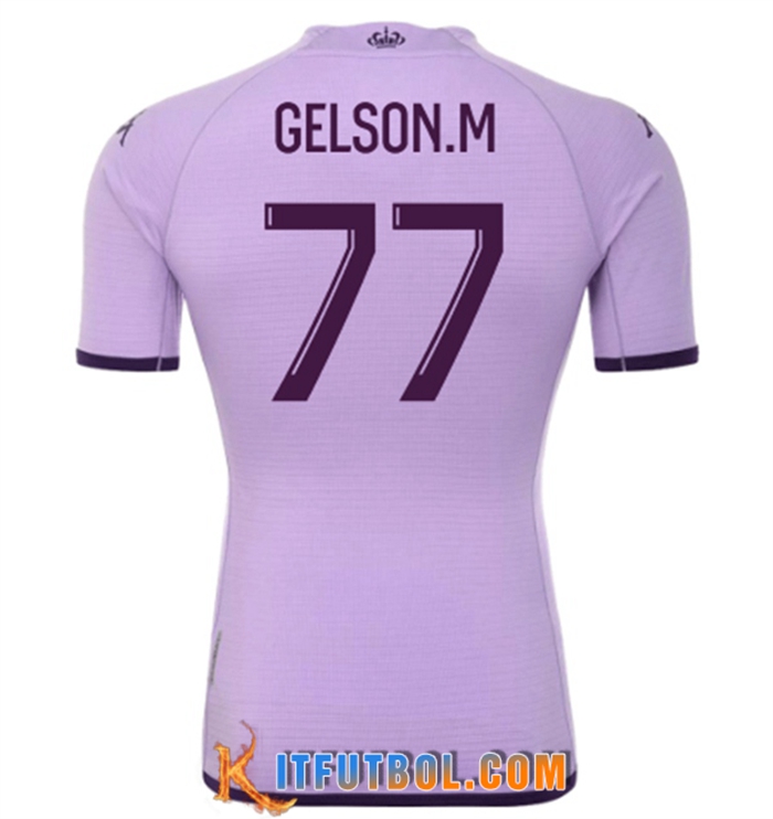 Camisetas De Futbol AS Monaco (GELSON.M #77) 2022/2023 Tercera