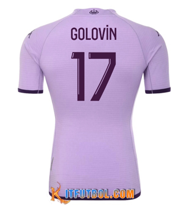 Camisetas De Futbol AS Monaco (GOLOVIN #17) 2022/2023 Tercera