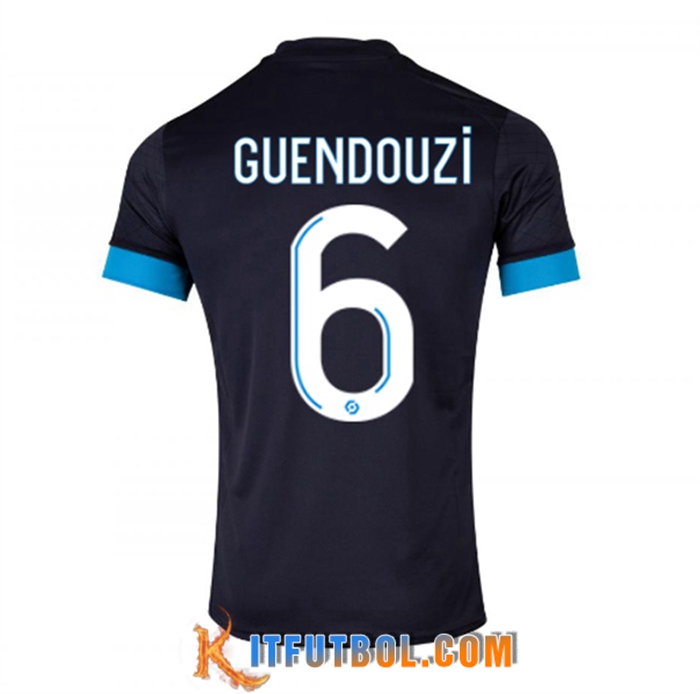 Camisetas De Futbol Marsella (GUENDOUZI #6) 2022/2023 Segunda
