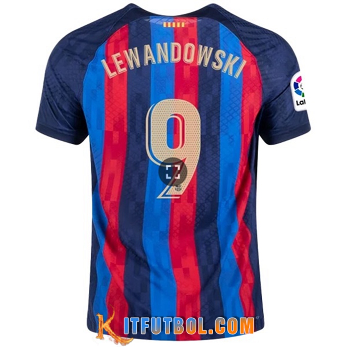 Camisetas De Futbol FC Barcelona (LEWANDOWSKI #9) 2022/2023 Primera