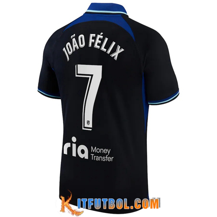 Camisetas De Futbol Atletico Madrid (JOÃO FÉLIX #7) 2022/2023 Segunda