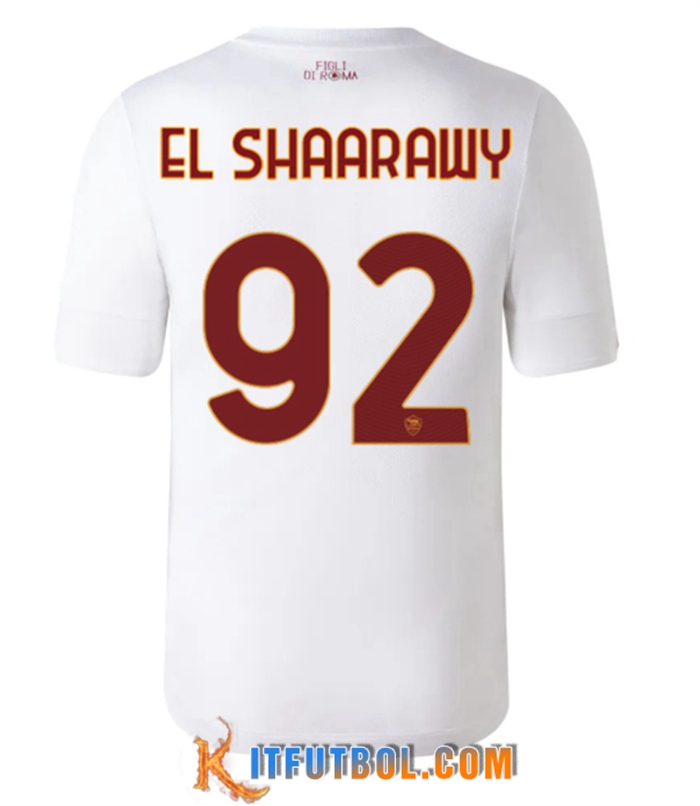 Camisetas De Futbol AS Roma (EL SHAARAWY #92) 2022/2023 Segunda
