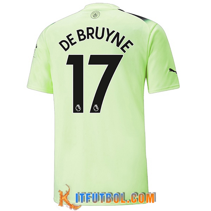 Camisetas De Futbol Manchester City (DE BRUYNE #17) 2022/2023 Tercera