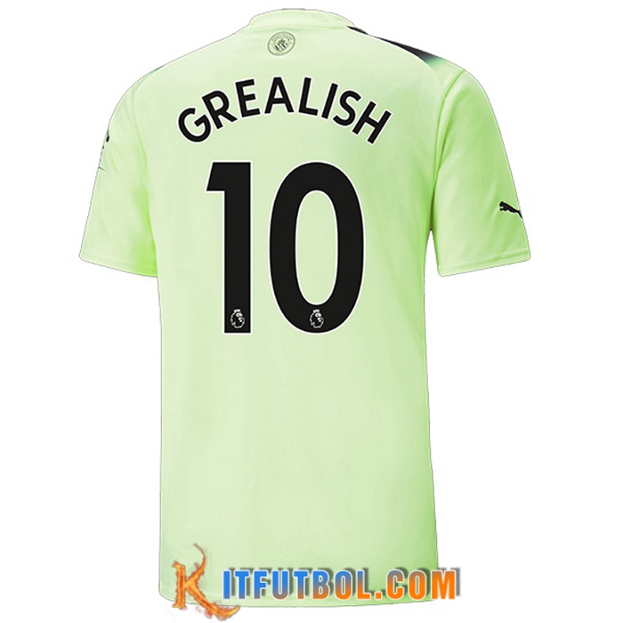 Camisetas De Futbol Manchester City (GREALISH #10) 2022/2023 Tercera