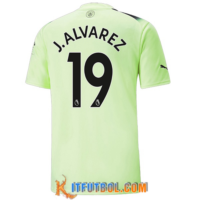 Camisetas De Futbol Manchester City (J.ALVAREZ #19) 2022/2023 Tercera