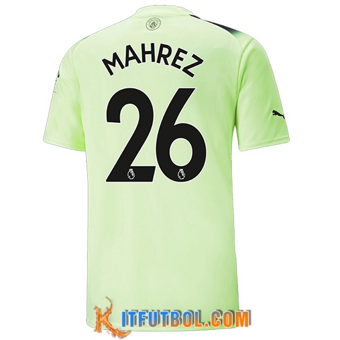 Camisetas De Futbol Manchester City (MAHREZ #26) 2022/2023 Tercera
