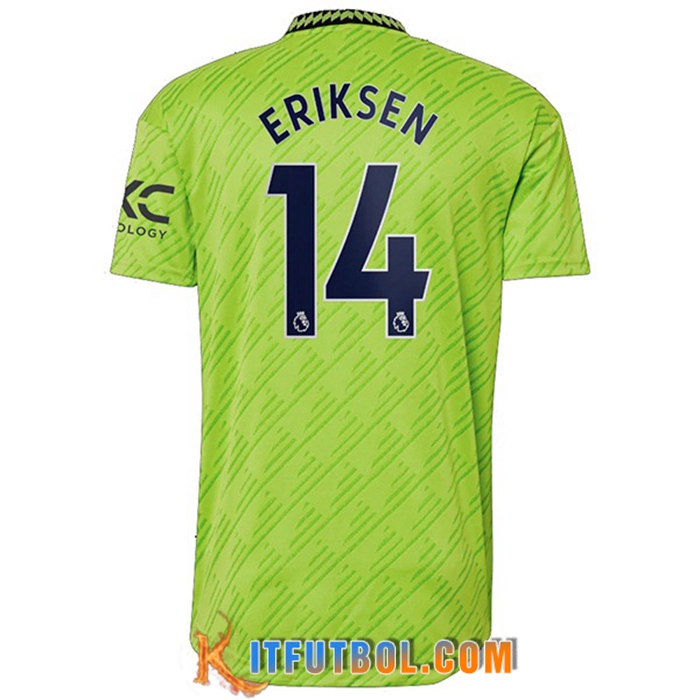 Camisetas De Futbol Manchester United (ERIKSEN #14) 2022/2023 Tercera