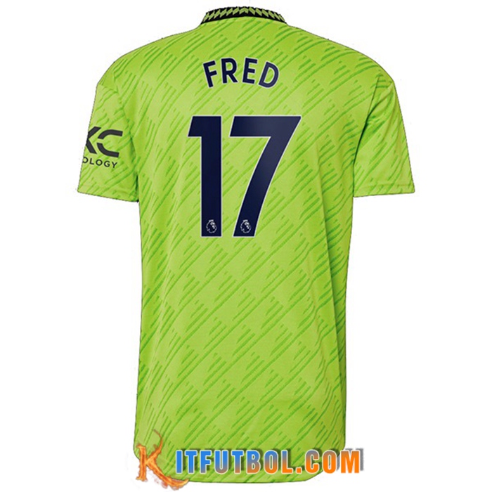 Camisetas De Futbol Manchester United (FRED #17) 2022/2023 Tercera