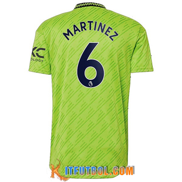 Camisetas De Futbol Manchester United (MARTÍNEZ #6) 2022/2023 Tercera