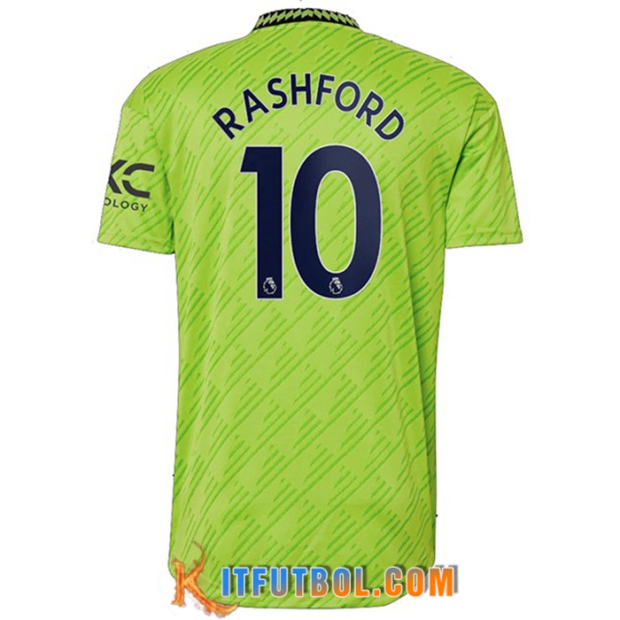 Camisetas De Futbol Manchester United (RASHFORD #10) 2022/2023 Tercera