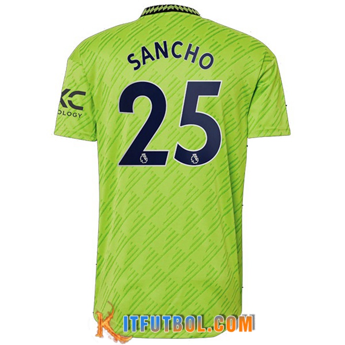 Camisetas De Futbol Manchester United (SANCHO #25) 2022/2023 Tercera