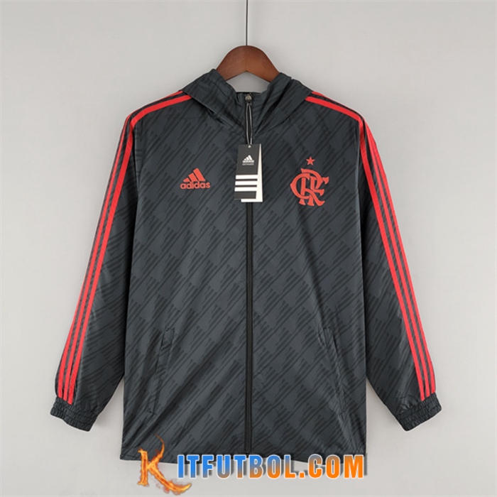 Rompevientos Flamengo Negro/Rojo 2022/2023
