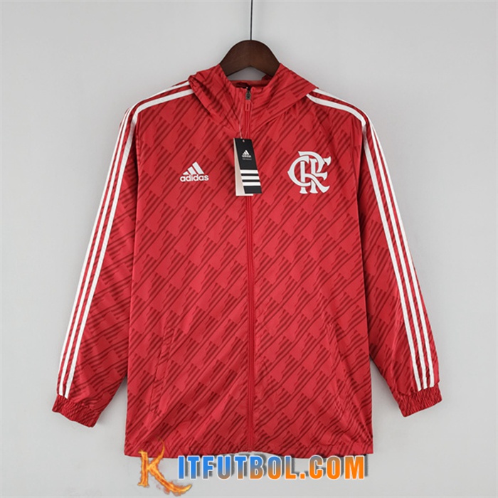 Rompevientos Flamengo Blanco/Rojo 2022/2023