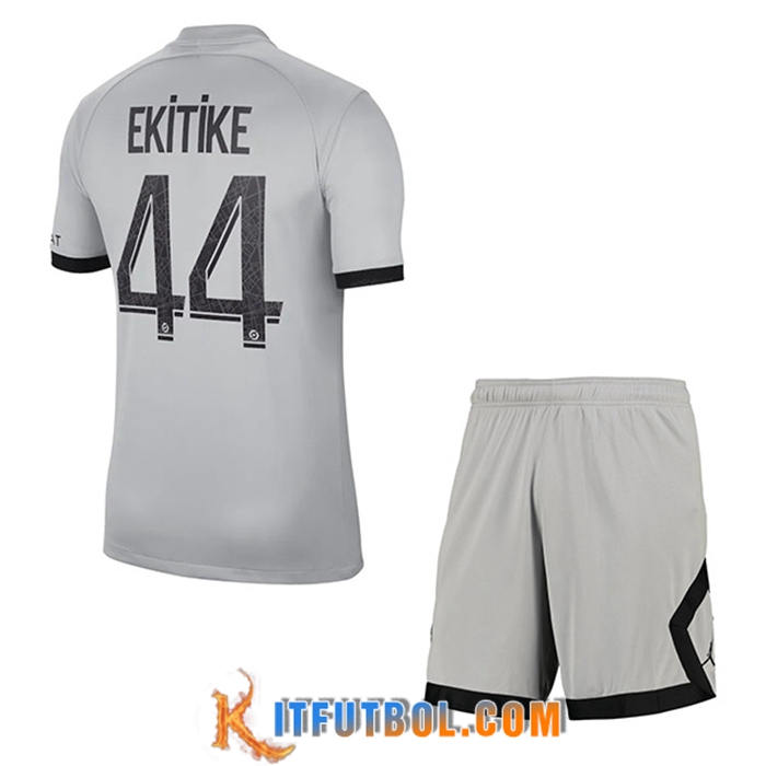 Camisetas De Futbol PSG (EKITIKE #44) Ninos Segunda 2022/2023