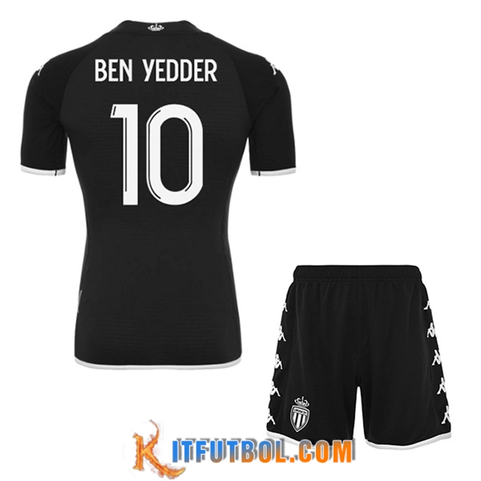 Camisetas De Futbol AS Monaco (BEN YEDDER #10) Ninos Segunda 2022/2023