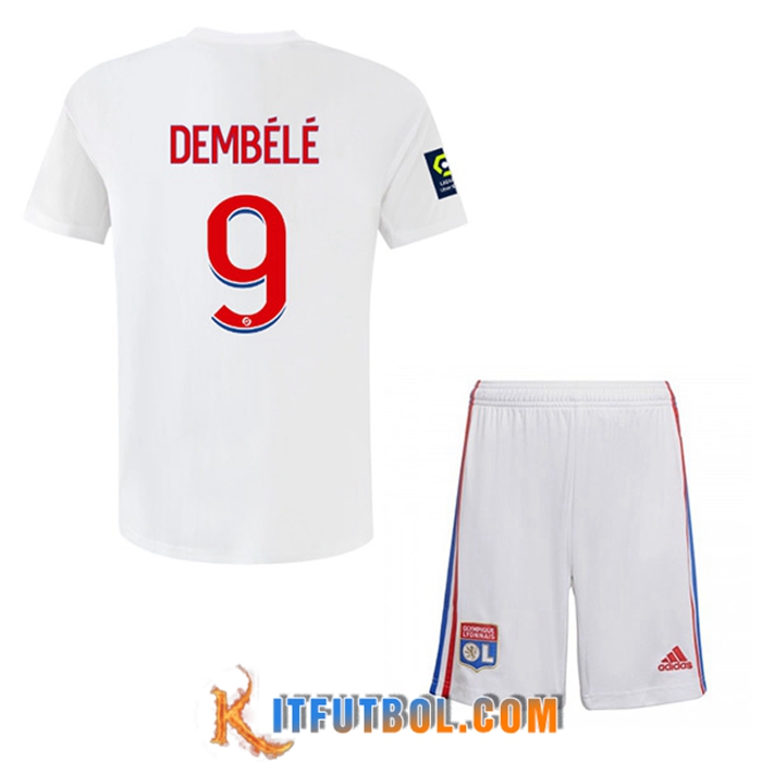 Camisetas De Futbol Lyon (DEMBÉLÉ #9) Ninos Primera 2022/2023