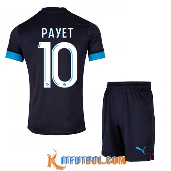 Camisetas De Futbol Marsella (PAYET #10) Ninos Segunda 2022/2023