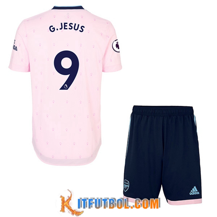 Camisetas De Futbol Arsenal (G.JESUS #9) Ninos Tercera 2022/2023