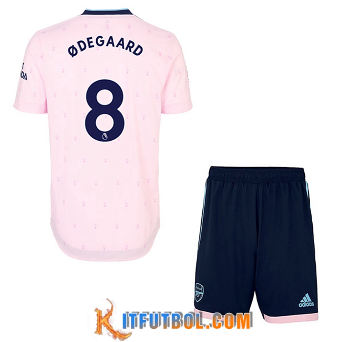 Camisetas De Futbol Arsenal (ODEGAARD #8) Ninos Tercera 2022/2023