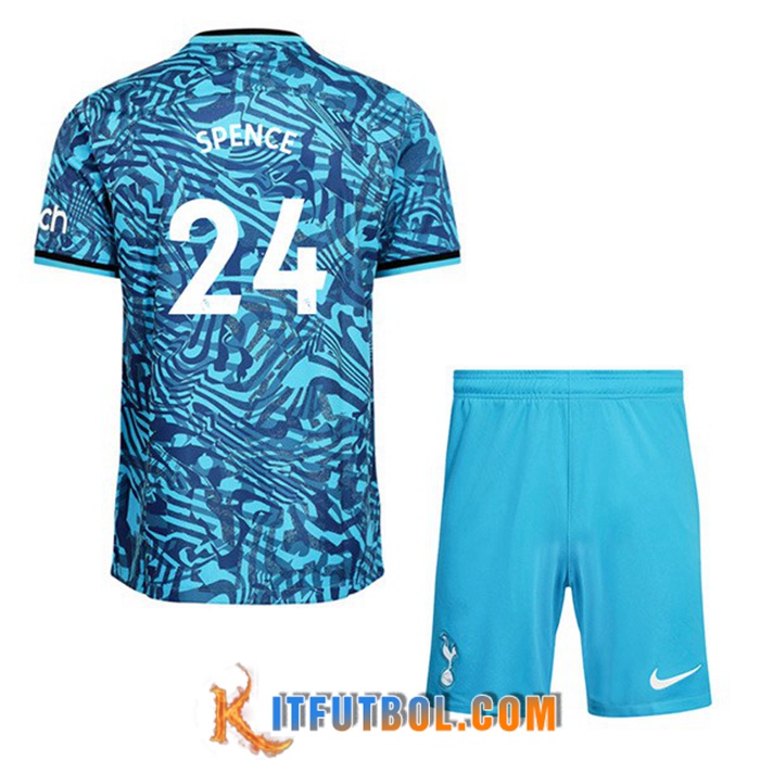 Camisetas De Futbol Tottenham Hotspur (SPENCE #24) Ninos Tercera 2022/2023