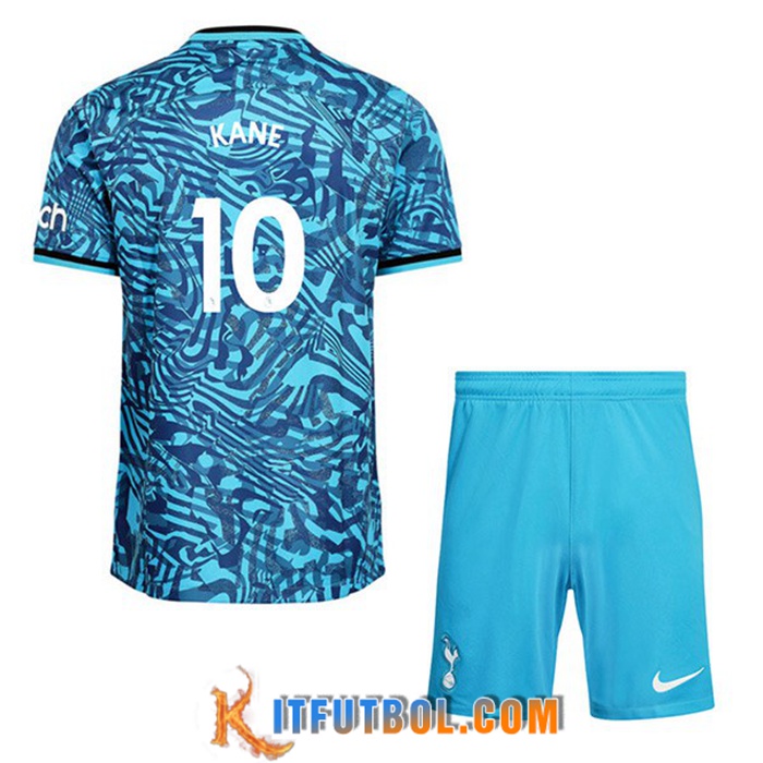 Camisetas De Futbol Tottenham Hotspur (KANE #10) Ninos Tercera 2022/2023