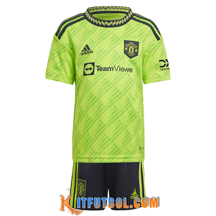 Nueva Camisetas De Futbol Manchester United Ninos Tercera 2022/2023