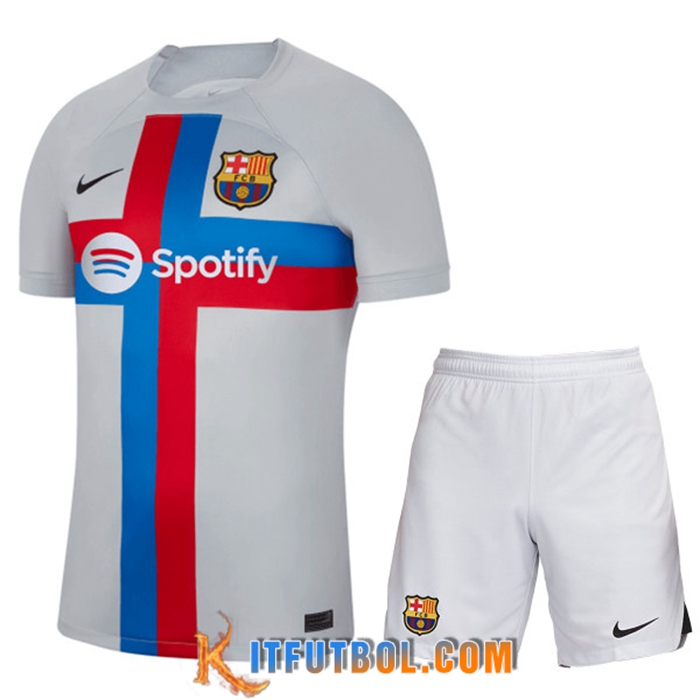 Camisetas De Futbol FC Barcelona Tercera + Cortos 2022/2023