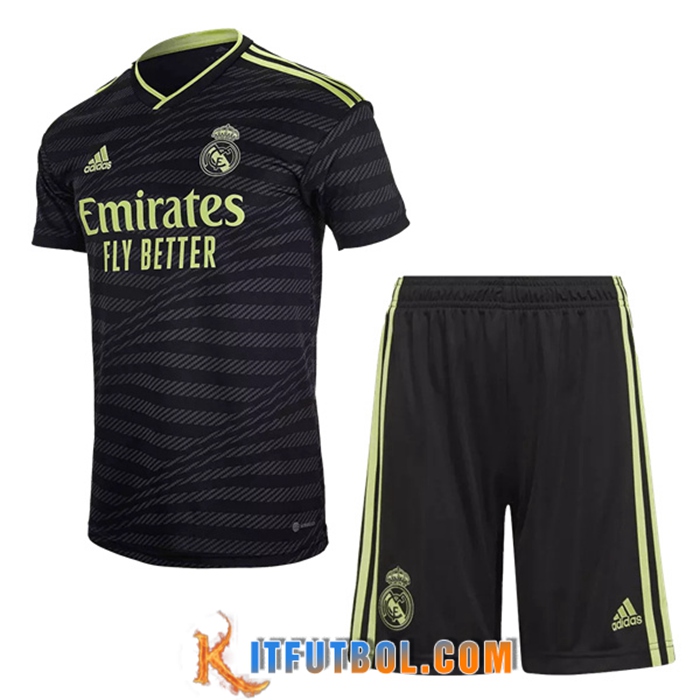 Camisetas De Futbol Real Madrid Tercera + Cortos 2022/2023