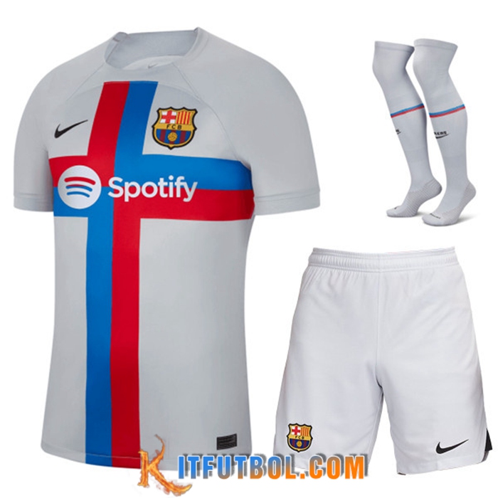 Camisetas De Futbol FC Barcelona Tercera (Cortos + Calcetines) 2022/2023
