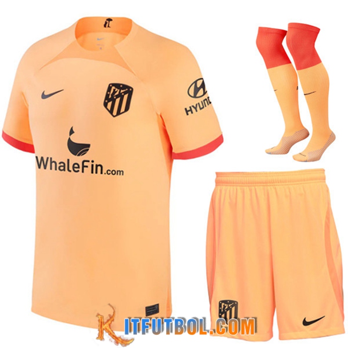 Camisetas De Futbol Atletico Madrid Tercera (Cortos + Calcetines) 2022/2023
