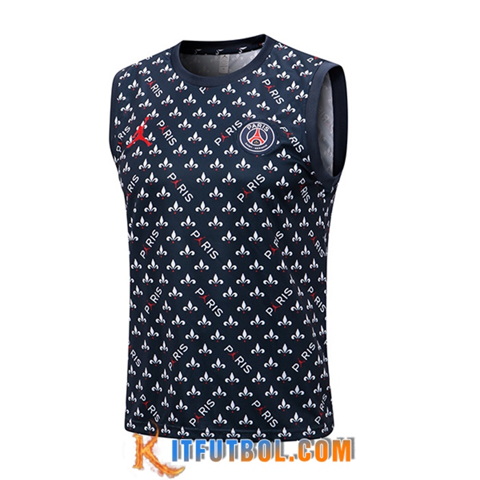 Chalecos De Futbol Jondan PSG Negro/Blanco 2022/2023