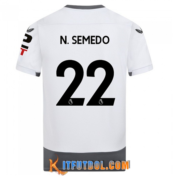 Camisetas De Futbol Wolves (N.SEMEDO #22) 2022/2023 Tercera