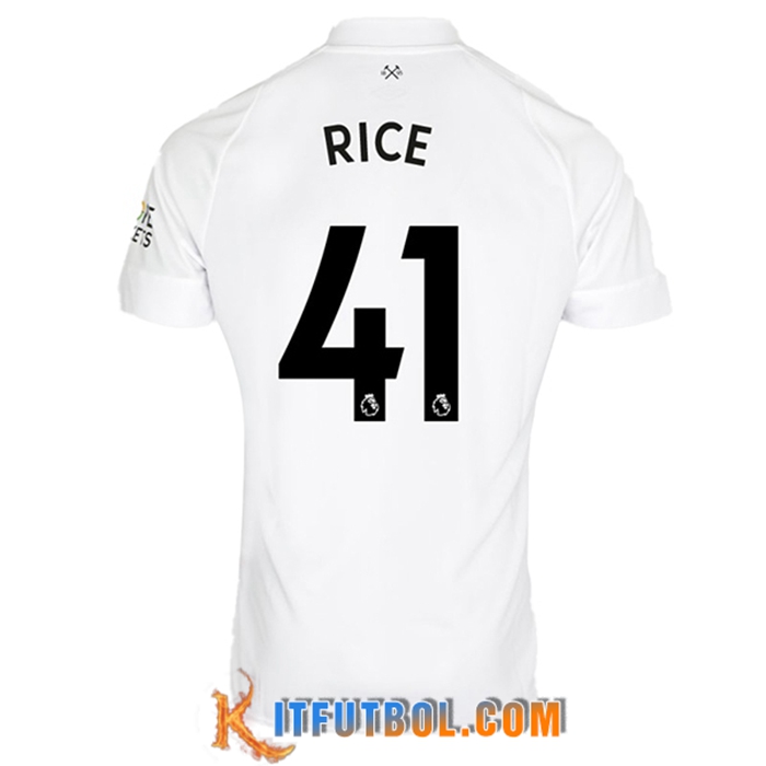 Camisetas De Futbol West Ham (RICE #41) 2022/2023 Tercera