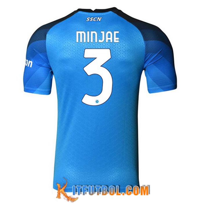 Camisetas De Futbol SSC Napoli (MINJAE #3) 2022/2023 Primera