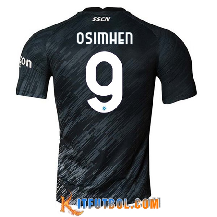 Camisetas De Futbol SSC Napoli (OSIMHEN #9) 2022/2023 Tercera