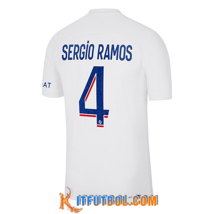 Camisetas De Futbol PSG (SERGIO RAMOS #4) 2022/2023 Tercera