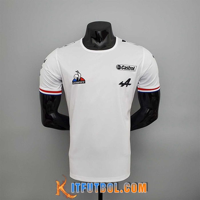 T-Shirt F1 Alpine Racing Team Blanco 2022